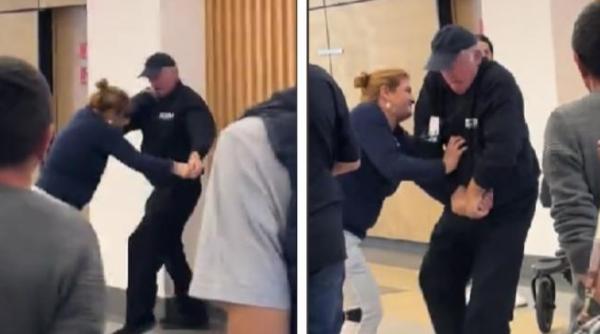 unde s a ajuns toti se uita gura casca la o bataie intr un mall din cluj video viral cu o hoata si un paznic