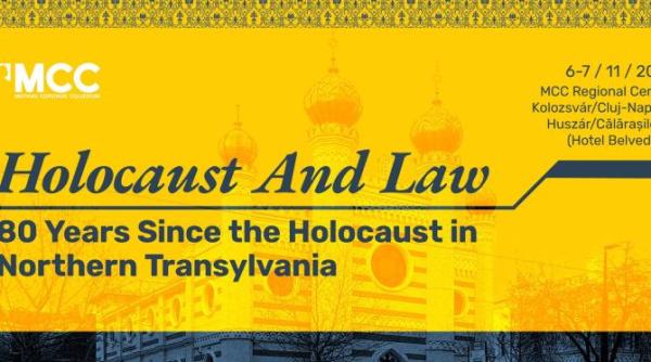 holocaustul si dreptul intre 6 si 7 noiembrie la cluj napoca