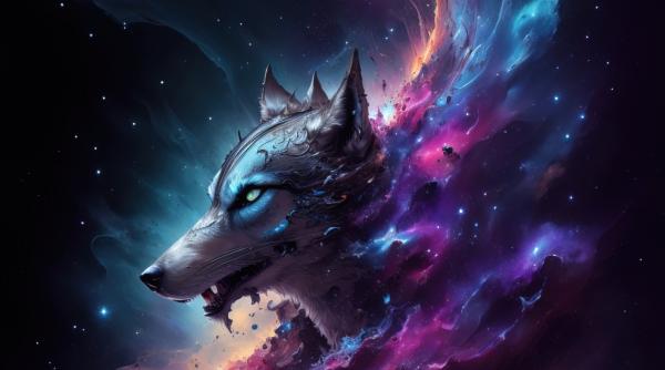 nebuloasa lupului intunecat surprinsa de eso in ajun de halloween imaginile infricosatoare iti taie respiratia