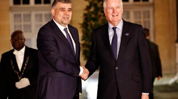 marcel ciolacu si michel barnier intalnire la paris pentru extinderea parteneriatului strategic cooperare economica energie si aparare