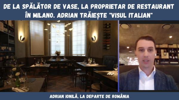 de la spalator de vase la proprietar de restaurant in milano adrian traieste visul italian