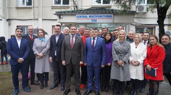corneliu stefan la titu s a redeschis centrul de sanatate multifunctional