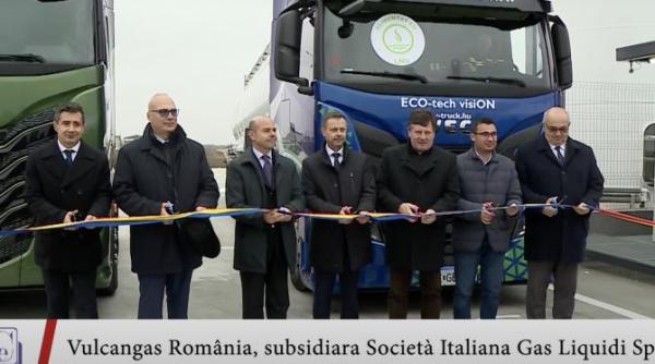 reportaj dc news de la inaugurarea de catre vulcan a primei statii lng si biolng din romania realizat la pecica judetul arad video
