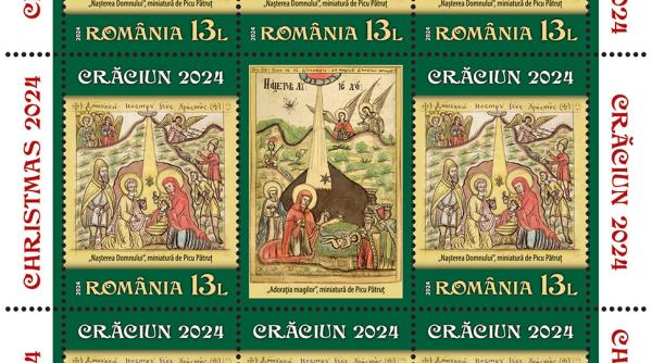 romfilatelia introduce in circulatie vineri 22 noiembrie a c emisiunea de marci postale intitulata craciun 2024