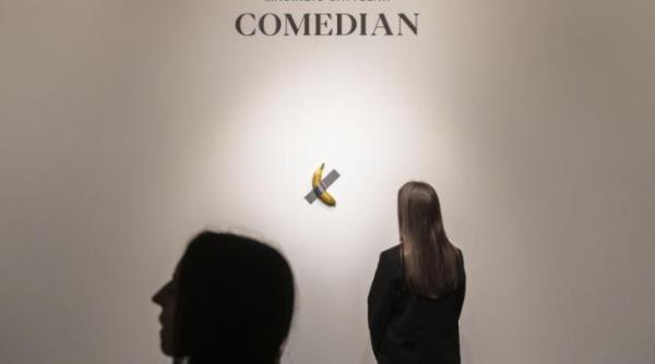 autorul operei cu banana lipita pe perete explica este o provocare la adresa valorii artei