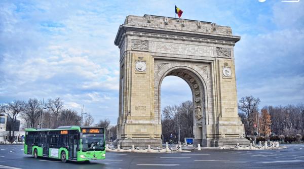 ziua nationala modificari ale liniilor de transport public din zona arcului de triumf