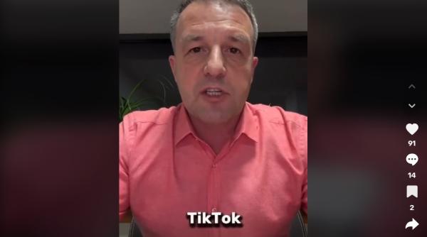 o sa va intrebati ce caut eu pe tiktok primarul brailei mesaj pentru vicepresedintele ancom care cere interzicerea platformei in romania video