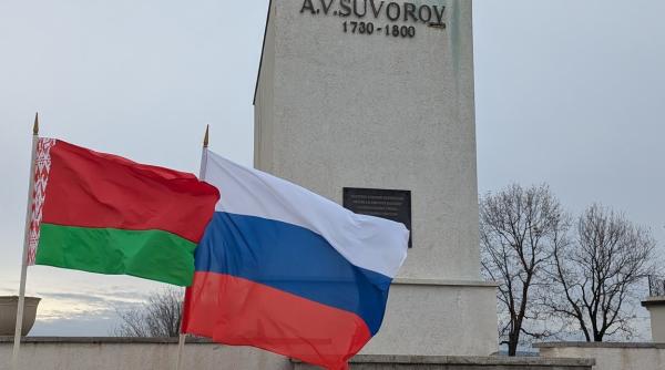 sfidare fara precedent steagurile rusiei si belarusului fluturand in romania in plina campanie electorala