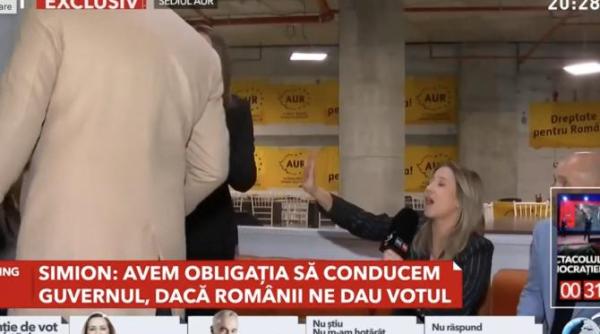 george simion a plecat de la antena 3 cnn era in direct si a izbucnit