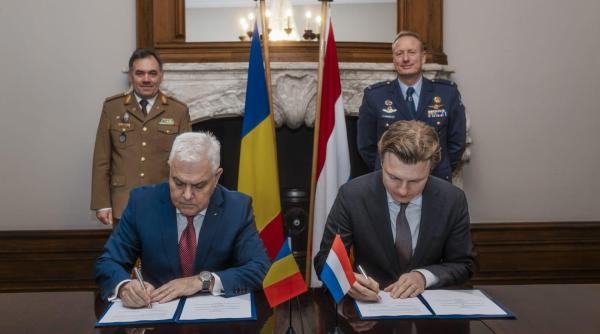 ministrul apararii angel tilvar a semnat scrisorea de intentie privind centrul european de instruire f 16 din romania