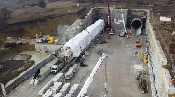 aktor a inceput forajul la al 4 lea tunel pe sectiunea apata cata a tronsonului de cale ferata brasov sighisoara