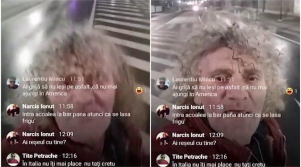 barbat in stare de ebrietate lovit de masina in timp ce era live pe facebook si spunea ca masinile il ocolesc politistul tavi pertea analiza imaginilor video