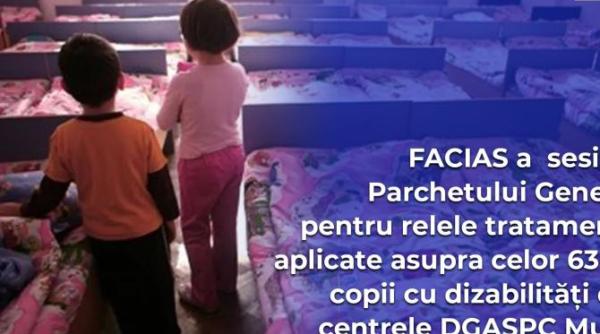 facias a sesizat parchetului general pentru relele tratamente aplicate copiilor cu dizabilitati din centrele dgaspc mures