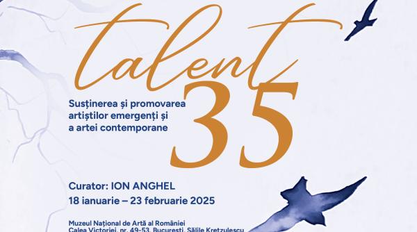 expozitia aniversara talent 35 sustinerea si promovarea artistilor emergenti si a artei contemporane