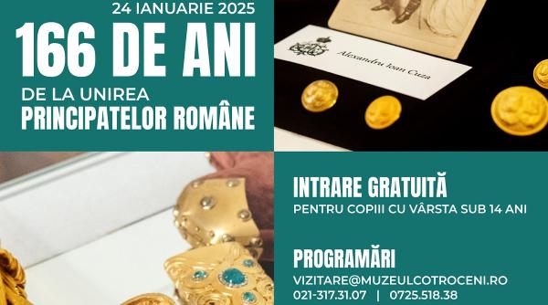muzeul national cotroceni deschis pentru public pe 24 ianuarie