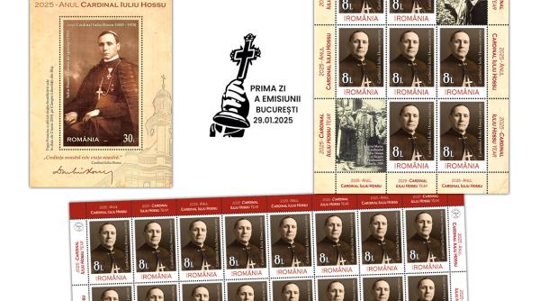 romfilatelia anul cardinal iuliu hossu la 140 de ani de la nastere