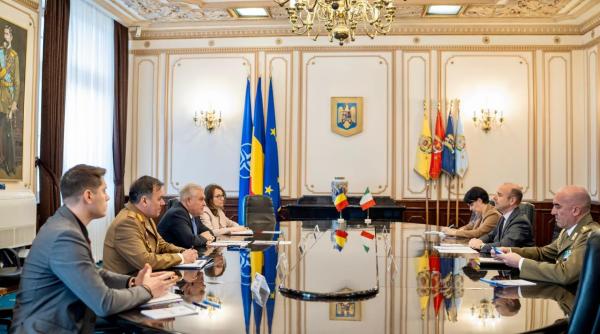 ministrului apararii nationale angel tilvar intalnire cu ambasadorul republicii italiene