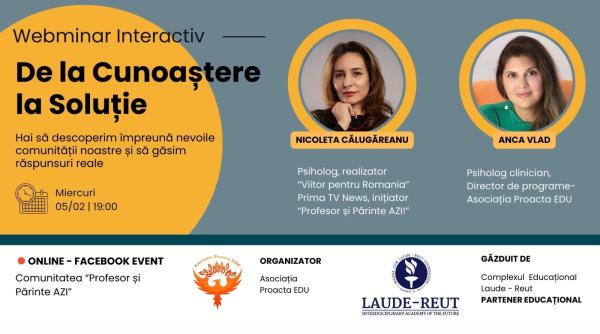 complexul educational laude reut gazduieste podcastul profesor si parinte azi
