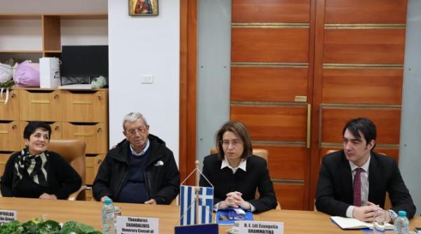 ambasadorul greciei in romania in vizita oficiala in judetul tulcea
