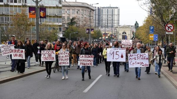 nou protest urias in serbia studentii au blocat drumurile din toata tara