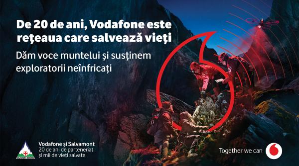 oxygen semneaza vocea muntelui campania in care vodafone celebreaza 20 de ani de parteneriat cu salvamont romania