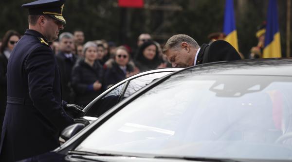 ce nu s a vazut si auzit la plecarea presedintelui de la palatul cotroceni video