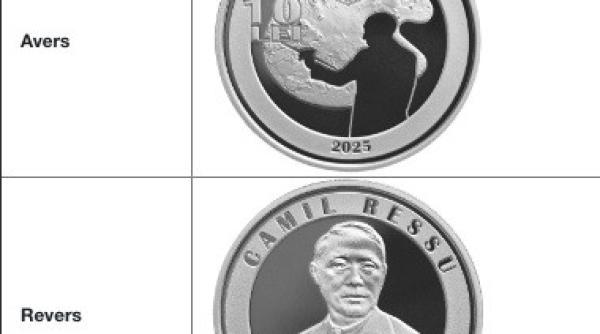 bnr lansarea unei monede de argint la 145 de ani de la nasterea lui camil ressu