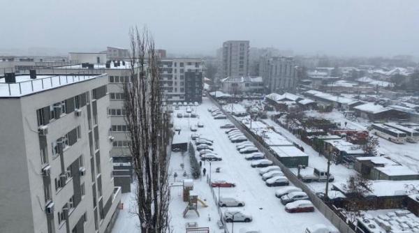 stratul de zapada ar putea ajunge la 40 cm in bucuresti in urmatoarele zile