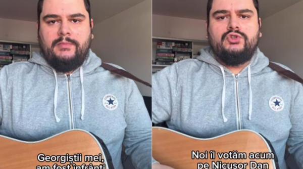 tiktoker oda catre nicusor dan georgistii mei am fost infranti iar acum trebuie sa sustinem alt candidat independent