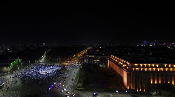 aparitie surprinzatoare la manifestatia pro europa video viral