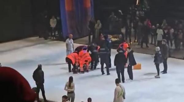 video cu impact emotional o acrobata a cazut de la inaltime in timpul unui spectacol din chisinau