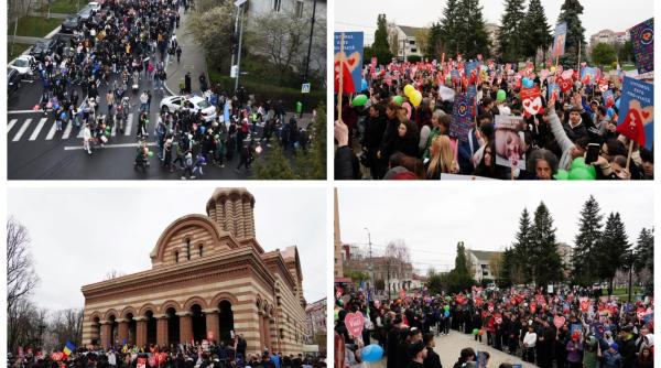 circa 2 000 de tineri la targoviste la cea e a xv a editie a marsului pentru viata