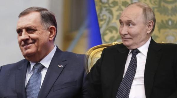 vladimir putin primeste ranitii politici milorad dodik cercetat pentru atac la ordinea constitutionala intalnire cu liderul rus la kremlin