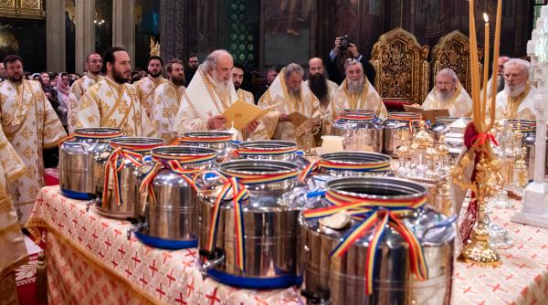 sfantul si marele mir va fi sfintit pentru a 23 a oara in biserica ortodoxa romana