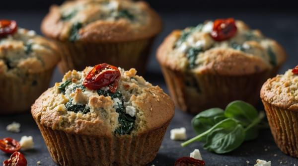 briose cu pesto si rosii uscate o reteta ieftina rapida si delicioasa