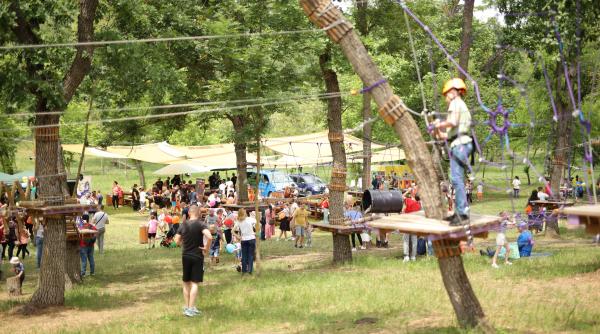 galati parcul de aventura escapeland din padurea garboavele s a redeschis