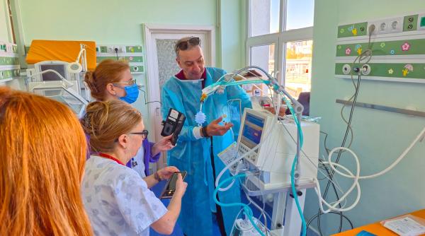 sectia de neonatologie a spitalului judetean de urgenta galati dotata cu echipamente medicale de top