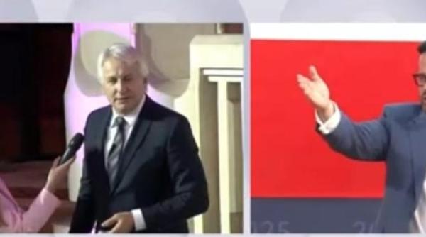 mihai gadea schimb de replici acide cu eugen teodorovici in direct la tv usurel pe scari ca va impiedicati iesiti afara daca ma amenintati