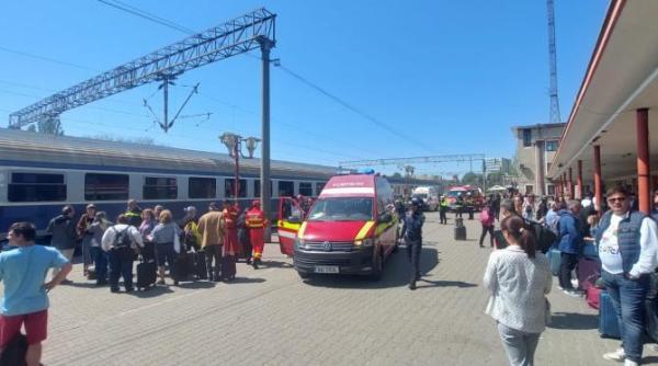 doua trenuri s au ciocnit in gara constanta s a activat planul rosu de interventie la constanta