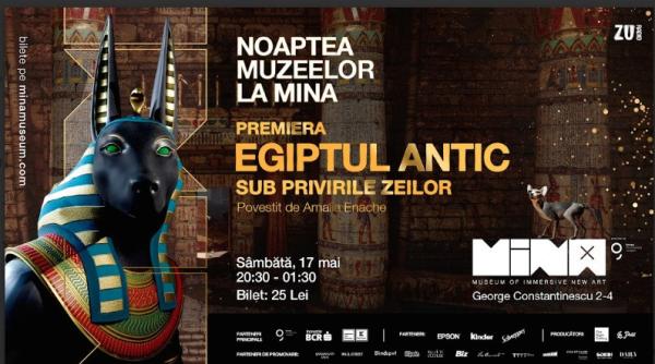 noaptea muzeelor mina prezinta in premiera show ul imersiv egiptul antic sub privirile zeilor
