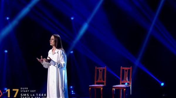 moment emotionant oferit de veronica odagiu versurile care au cutremurat scena romanii au talent niste oameni acolo si ei care stiu dureros ce e suta de lei