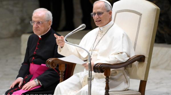 papa leon al xiv lea apel la curaj si perseverenta din partea celor angajati in dialog si in cautarea sincera a pacii