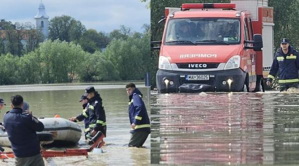 inundatii de proportii in barlad si covasna interventii masive ale pompierilor