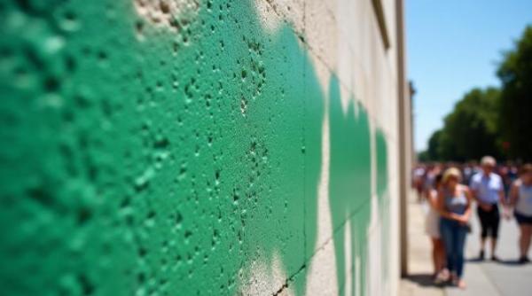 memorialul holocaustului din paris si doua sinagogi vandalizate si manjite cu verde