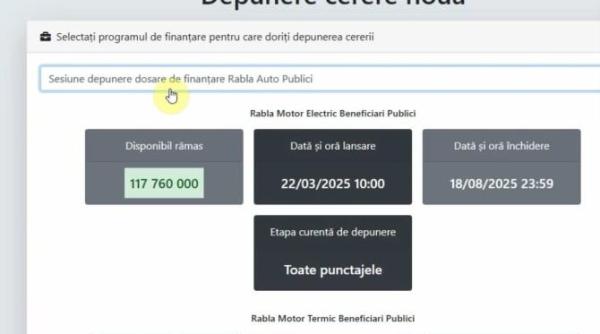 rabla auto 2025 instructiuni pas cu pas pentru completarea cererii de finantare video