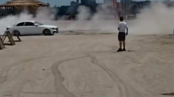 drifturi periculoase pe o plaja din constanta ce amenda are de platit soferul teribilist video