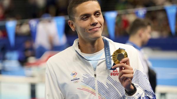 david popovici medaliat cu aur la 100 m liber la europenele under 23