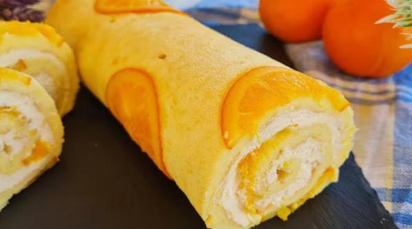 rulada cu portocala un desert simplu care te cucereste din prima