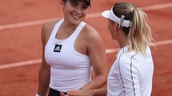 tenis gabriela ruse s a calificat in turul al doilea al probei de dublu la wimbledon