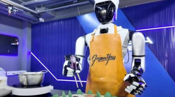 a aparut primul robot care gateste toarna vin face gesturi sociale si poate alerga prin desert star1 noul superstar al roboticii chineze video